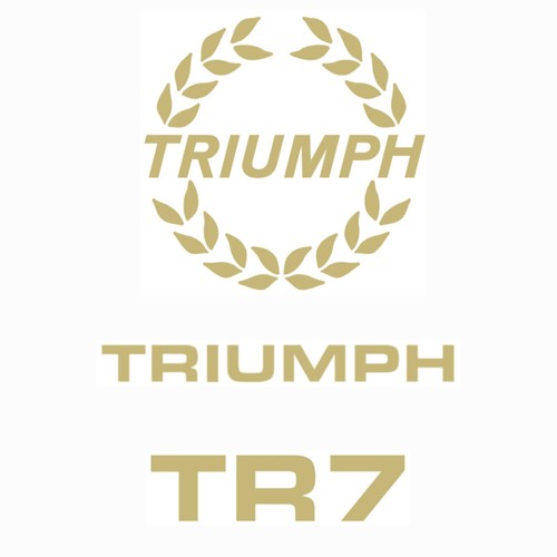 Triumph tr7 transfer sticker - tr7, **transfer/sticker