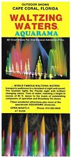 Vintage Waltzing Waters Aquarama Leaflet Brochure Cape Coral Florida USA