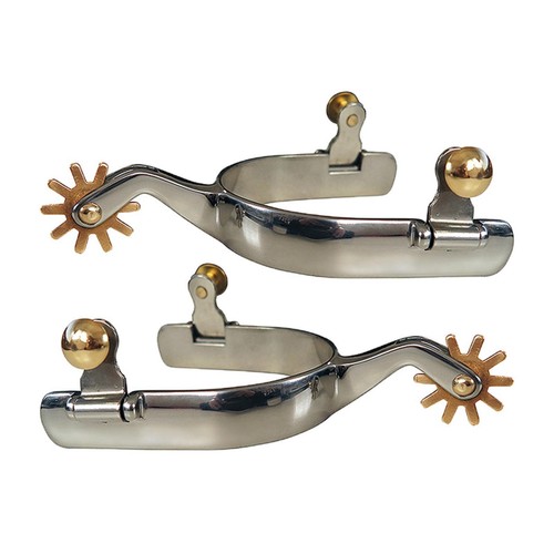 Pair horse engraved boots - 1,