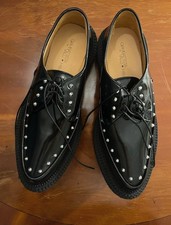 Giambattista Valli X H&M Mens Black Creeper Shoes Loafers Size  UK 7.5 / EUR 40