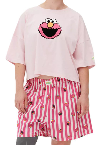 Ladies shorty pyjamas elmo - ladies,