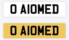 AHMED Private number plate