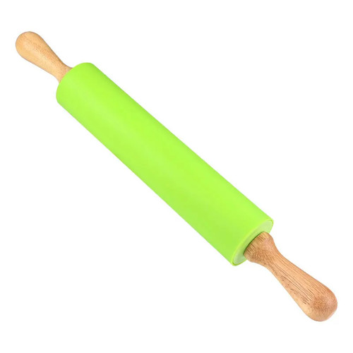 Non stick silicone rolling pin - non-stick,