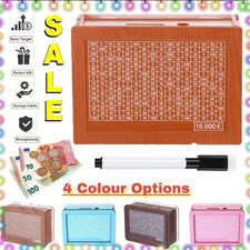 Wooden money box with counter - box,