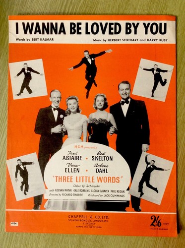 Old film sheet - music, i