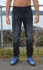 Genuine Levis 512 Slim Taper Fit Stretch Mens Faded Under The Moonlight Black