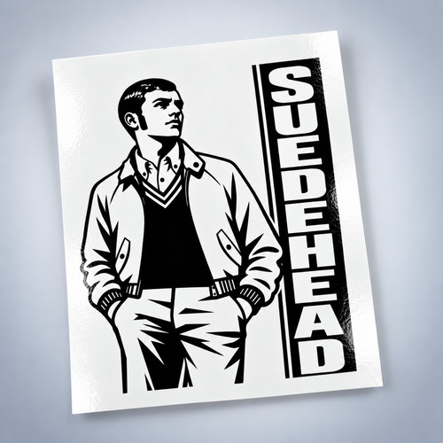 Suedehead skinhead sticker - suedehead,