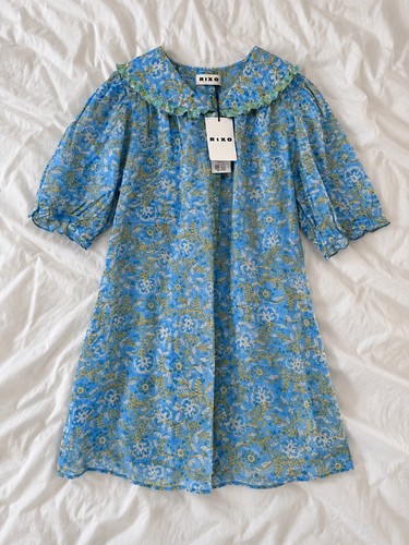 Rixo sarasa blue - rixo, floral