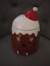 Christmas Pudding Cookie Jar