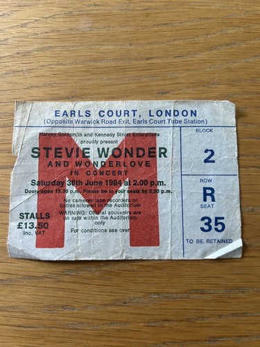 Stevie wonder concert program