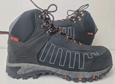 Scruffs Cheviot Men's Black Nubuck Safety Work Boots UK Size 10 VGC 