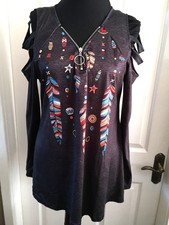 ladies boho style top