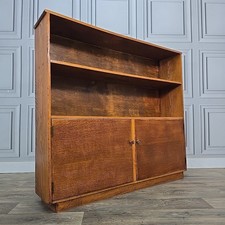Vintage Oak Bookcase Lower