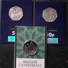 3 2025 uncirculated 50p coins