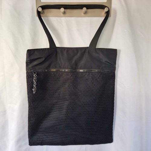 Atmosphere black mesh tote - atmosphere, bag