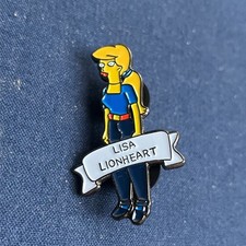 Lisa vs. Malibu Stacy Lisa Lionheart The simpsons Enamel Pin badge art pins