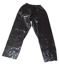 PVC Trousers Joggers Plastic PVC-U-Like Black Jogging Bottoms VInyl Roleplay