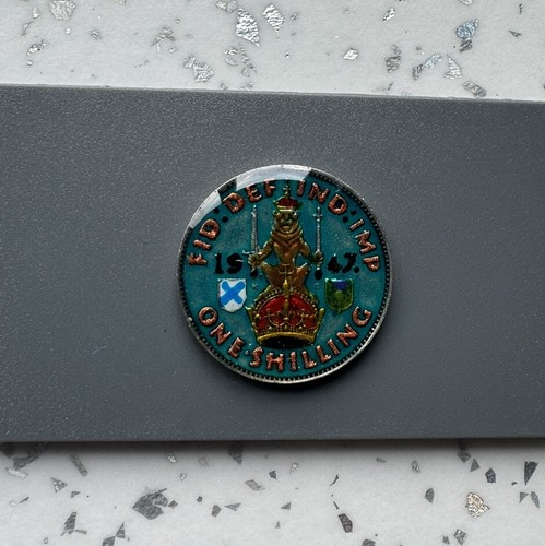 Enamelled hand painted one - enamelled,
