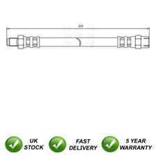 Brake Hose Rear Outer SJR Fits