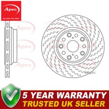 Apec Rear Left Brake Disc Fits