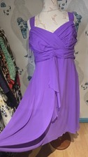 Beautiful Purple Chiffon Lined