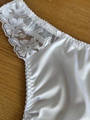 Personalised satin wedding