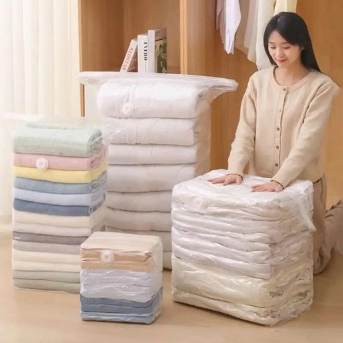 Pump vacuum storage bags - no‑pump,