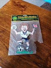 " RARE " VINTAGE " England 1986 ??? 80's Swinging Mascot - Window Sticker - New 