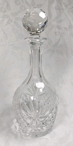 Vintage cut crystal decanter - vintage,