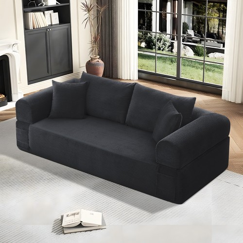 Deep seat boneless couch for - deep,
