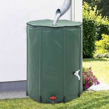 Collapsible 500L Rain Water Barrell Tank Garden Outdoor Harvesting Containers