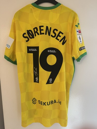 Match worn 2024 norwich - 2024-25,