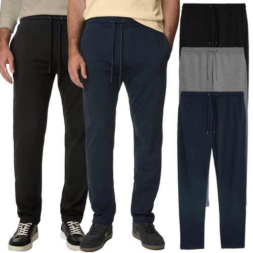 Mens open hem jogging - open, fleece