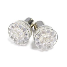 2x VW Caddy MK2 Ultra Bright White 24-LED Reverse Light Lamp High Power Bulbs