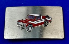 Red & White Pickup Truck Car
