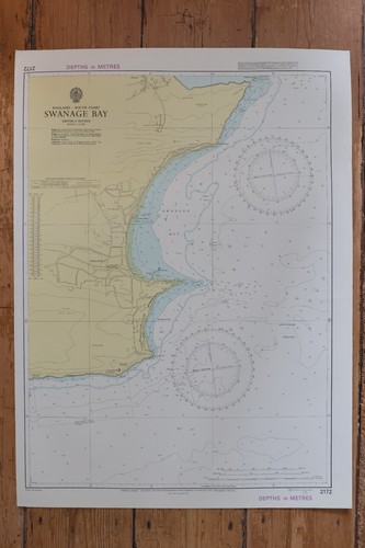 Swanage bay admiralty chart - admiralty,