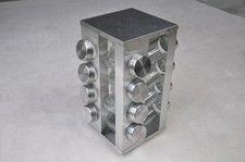 16 Jar Revolving Spice Rack Carousel Glass Bottles Herbs Spices Rotating Holder