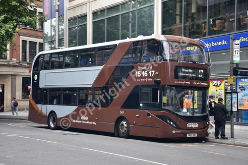 Nottingham city transport 543 - nottingham,