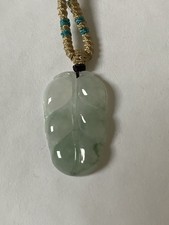 Leaf Carving Natural Jade
