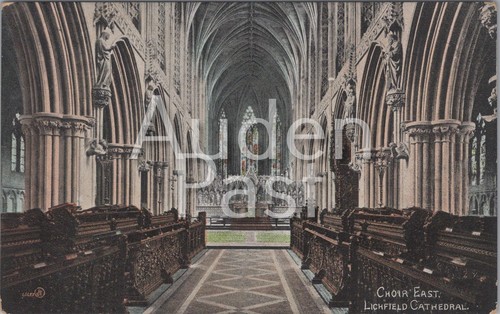 Lichfield cathedral choir east - cathedral,