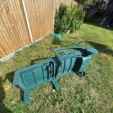 Sunlounger Plastic Folding Outdoor Compartment Wheels Portable Beach Chair