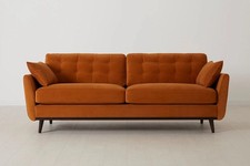 Swyft Model 10 3 Seater Sofa - Bronze Velvet RRP £1799