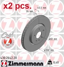 X2 PCS FRONT BRAKE DISC ROTOS