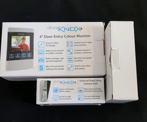 Doorknox colour video door - doorknox, 4"