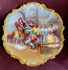 RARE Antique Limoges Plaque