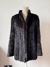 Saga Mink Fur Coat Size 12
