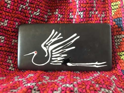 Old japanese swan metal - japanese,
