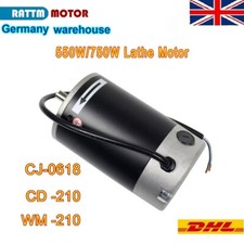 【UK】550W/750W Mini Lathe Machine Motor Large Torsion For CJ-0618 CD/WM-210V Part