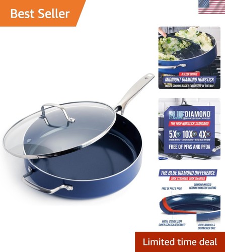 Triple steel quart - saute, pan