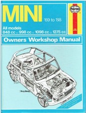 MINI 850 1000 1275GT CLUBMAN COOPER / S MK3 1969-88 OWNERS WORKSHOP MANUAL *VGC*